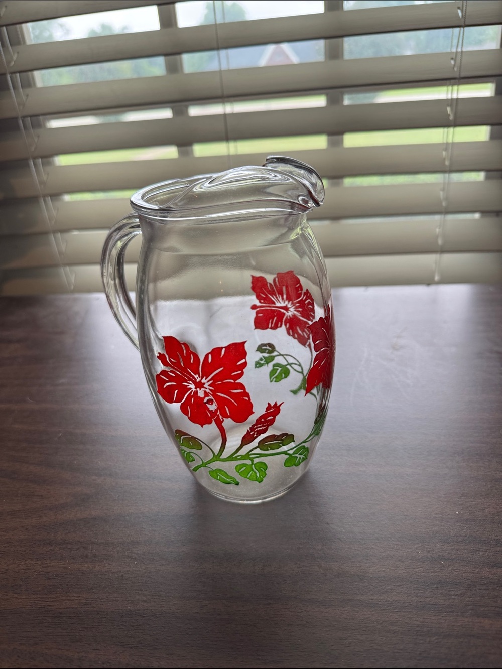 Small 1950’s Bartlett-Collins glass pitcher